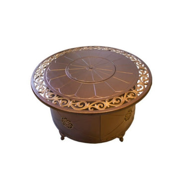 AZ Patio Heaters Outdoor Round Aluminum Propane Fire Pit 