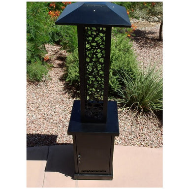 AZ Patio Heaters Hiland Wood Pellet Glass Tube Heater