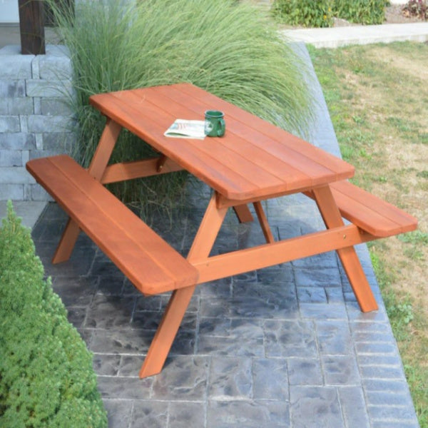 Regallion 8' Outdoor Cedar Picnic Table