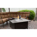 Square Extruded Aluminum Firepit with Lid