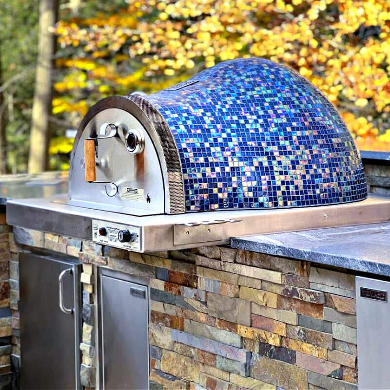HPC Fire Inspired Hybrid Gas/Wood Forno Oven For LP/NG